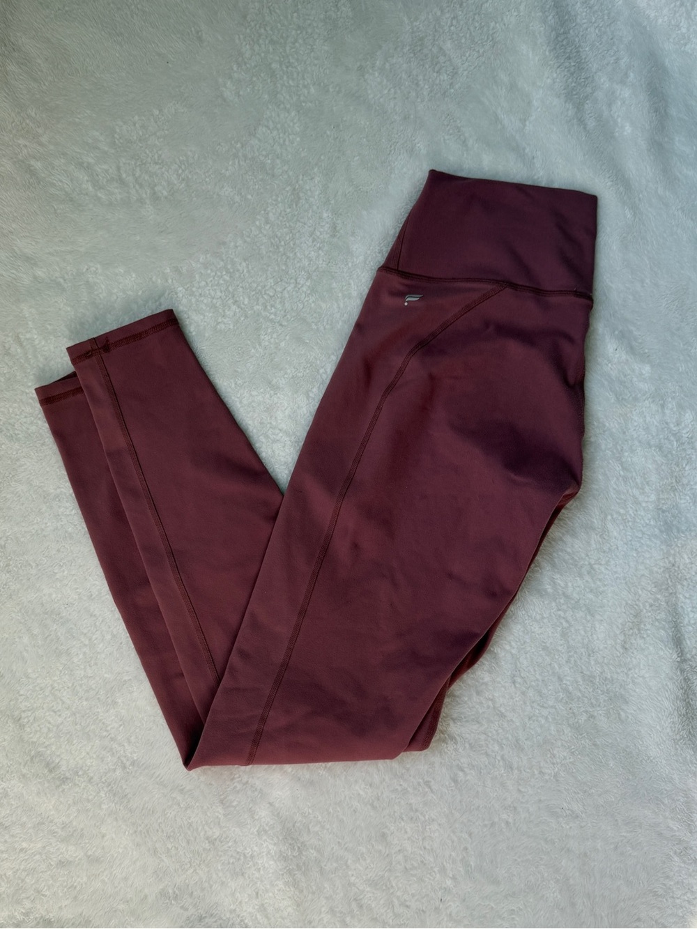 Fabletics PowerHold Medium Pink Active Leggings Full Length Size Small